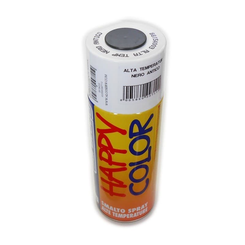Saratoga bomboletta happy color 400ml spray per alta temperatura max 350°C finitura semilucida in Vernice a spray Aloiserw.com - Altomonte, commercioVirtuoso.it