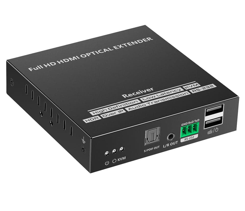 Ricevitore per Extender Ottico KVM HDMI Over IP Full HD Non Compresso fino a 40Km in Cavi HDMI Scontolo.net - Potenza, commercioVirtuoso.it