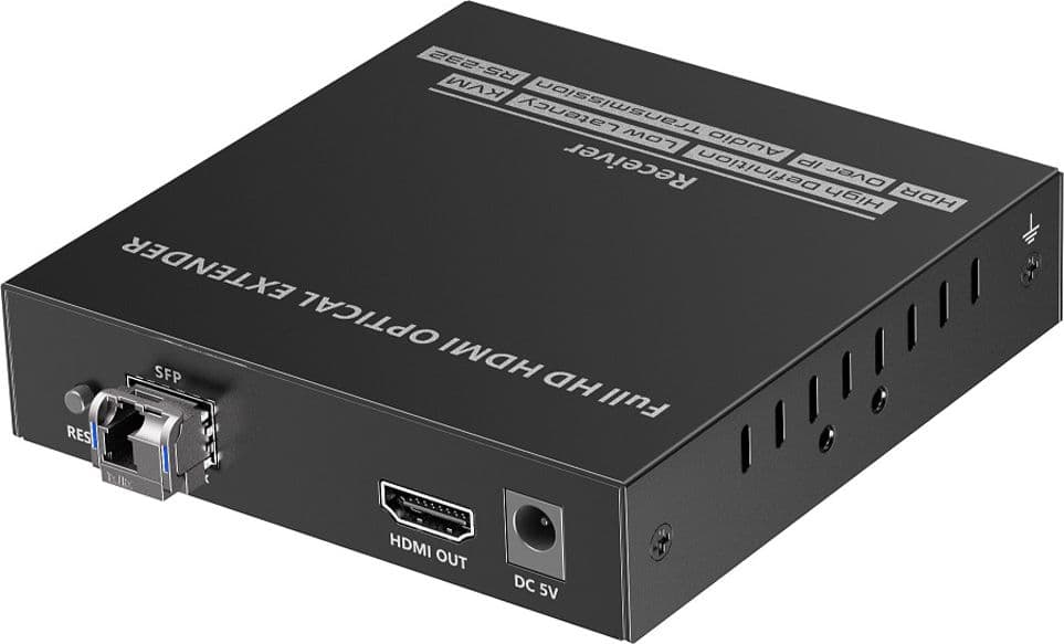 Ricevitore per Extender Ottico KVM HDMI Over IP Full HD Non Compresso fino a 40Km in Cavi HDMI Scontolo.net - Potenza, commercioVirtuoso.it
