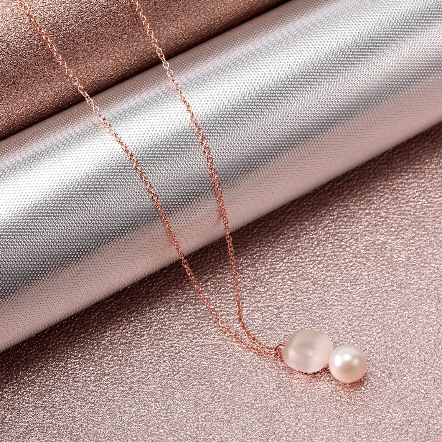 Collana MORELLATO Gemma perla Arg. 925 oro rosa / bianco in prodotto Web Time Orologi - Milano, commercioVirtuoso.it
