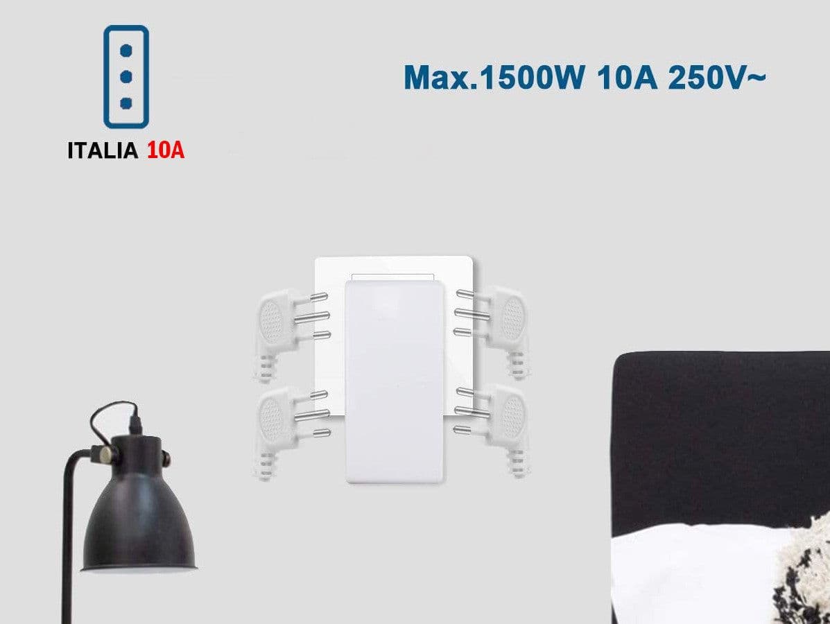Adattatore Quadruplo Spina Piccola 10A Con 4 Prese Italiana 10A Bianco Extrastar XSL1012 in Multiprese Scontolo.net - Potenza, commercioVirtuoso.it