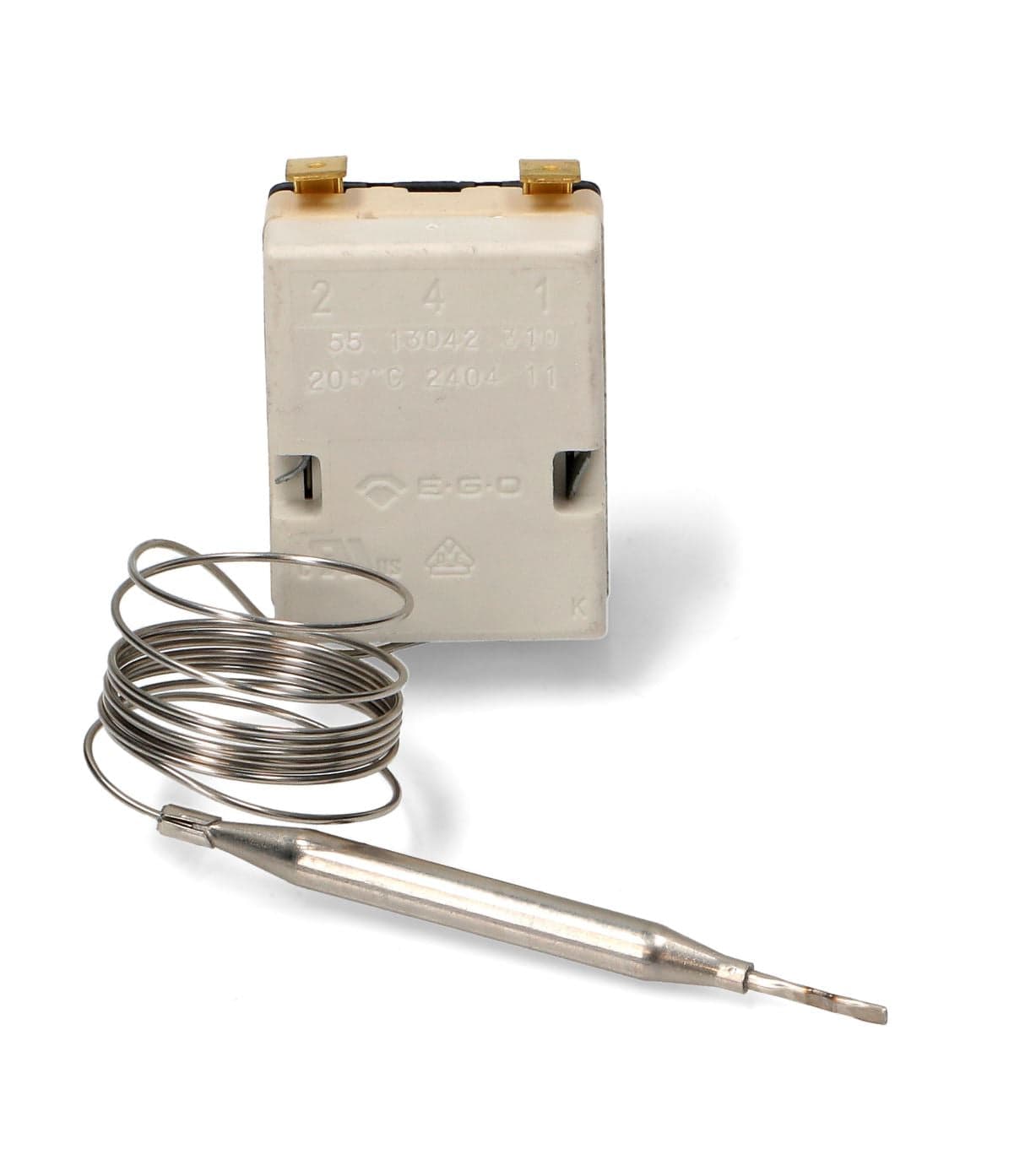 TERMOSTATO FRIGGITRICE 205°C EGO 55.13042.310 2 CONTATTI Sonda: Ø6mm in prodotto EuroStore07 - Alatri, commercioVirtuoso.it