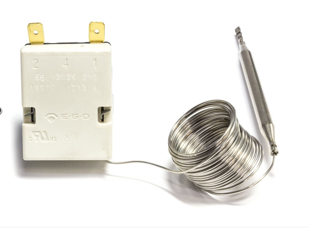 TERMOSTATO FRIGGITRICE 180°C EGO 55.13039.210I 2 CONTATTI Sonda: Ø6mm in prodotto EuroStore07 - Alatri, commercioVirtuoso.it
