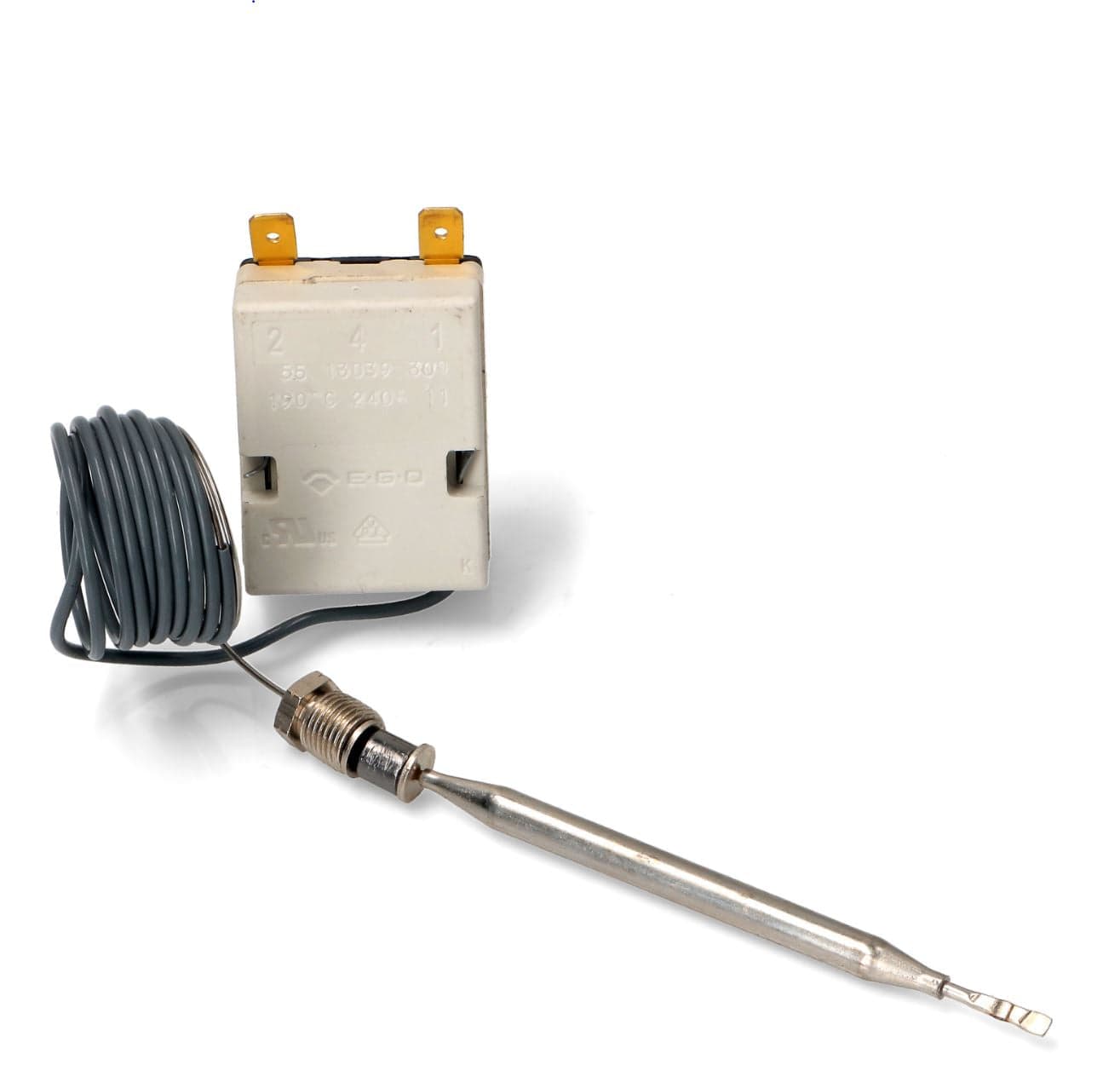 TERMOSTATO FRIGGITRICE 95°-190°C EGO 55.13039.300 2 CONTATTI Sonda: Ø6mm in prodotto EuroStore07 - Alatri, commercioVirtuoso.it