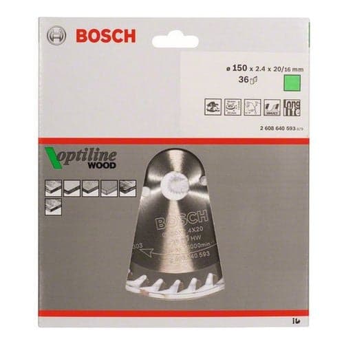 Lama a disco Bosch 2608640593 OPTILINE WOOD