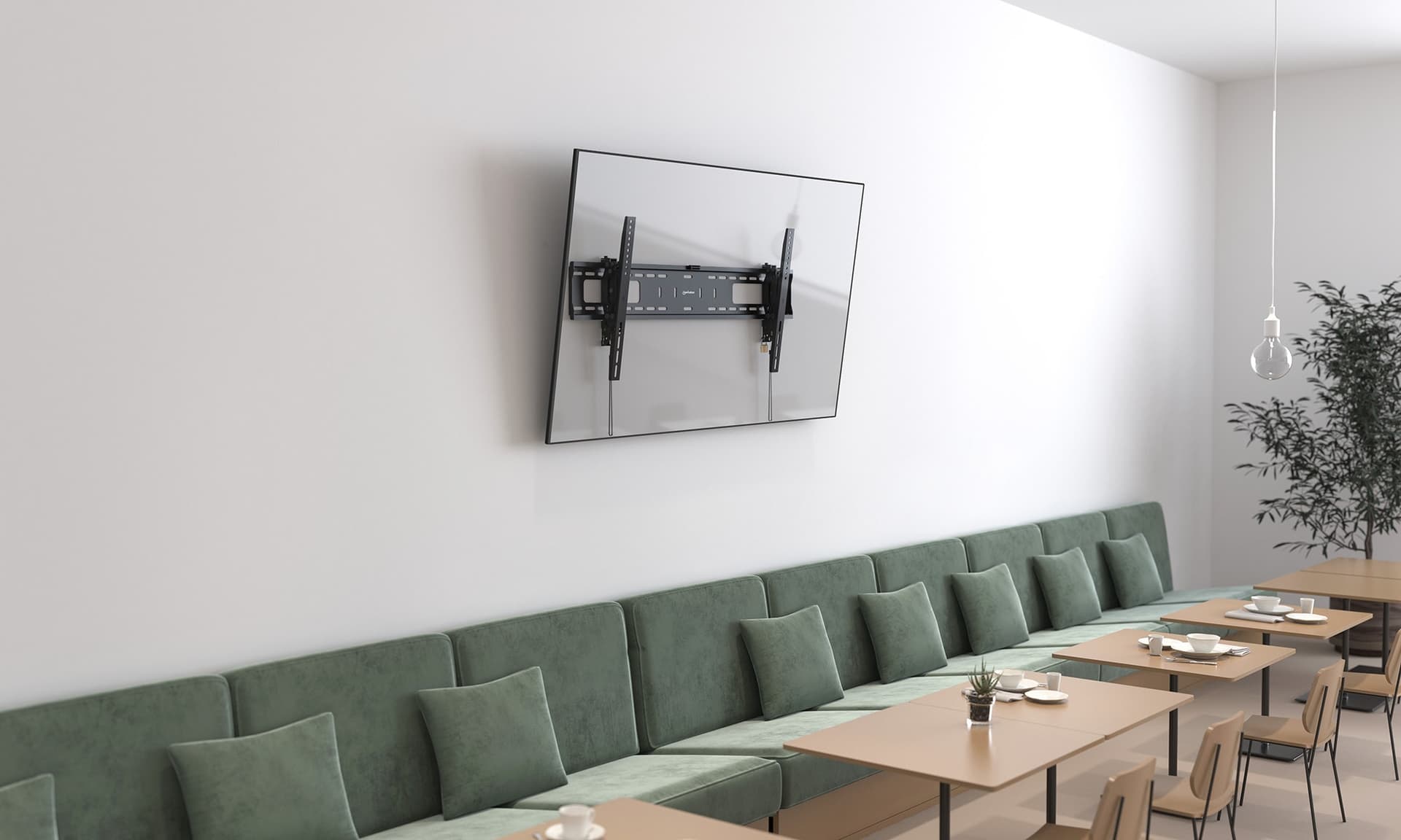 Staffa a Muro per TV 43-90'' Inclinabile Antifurto con Prolunga in Supporti da parete e da soffitto Scontolo.net - Potenza, commercioVirtuoso.it