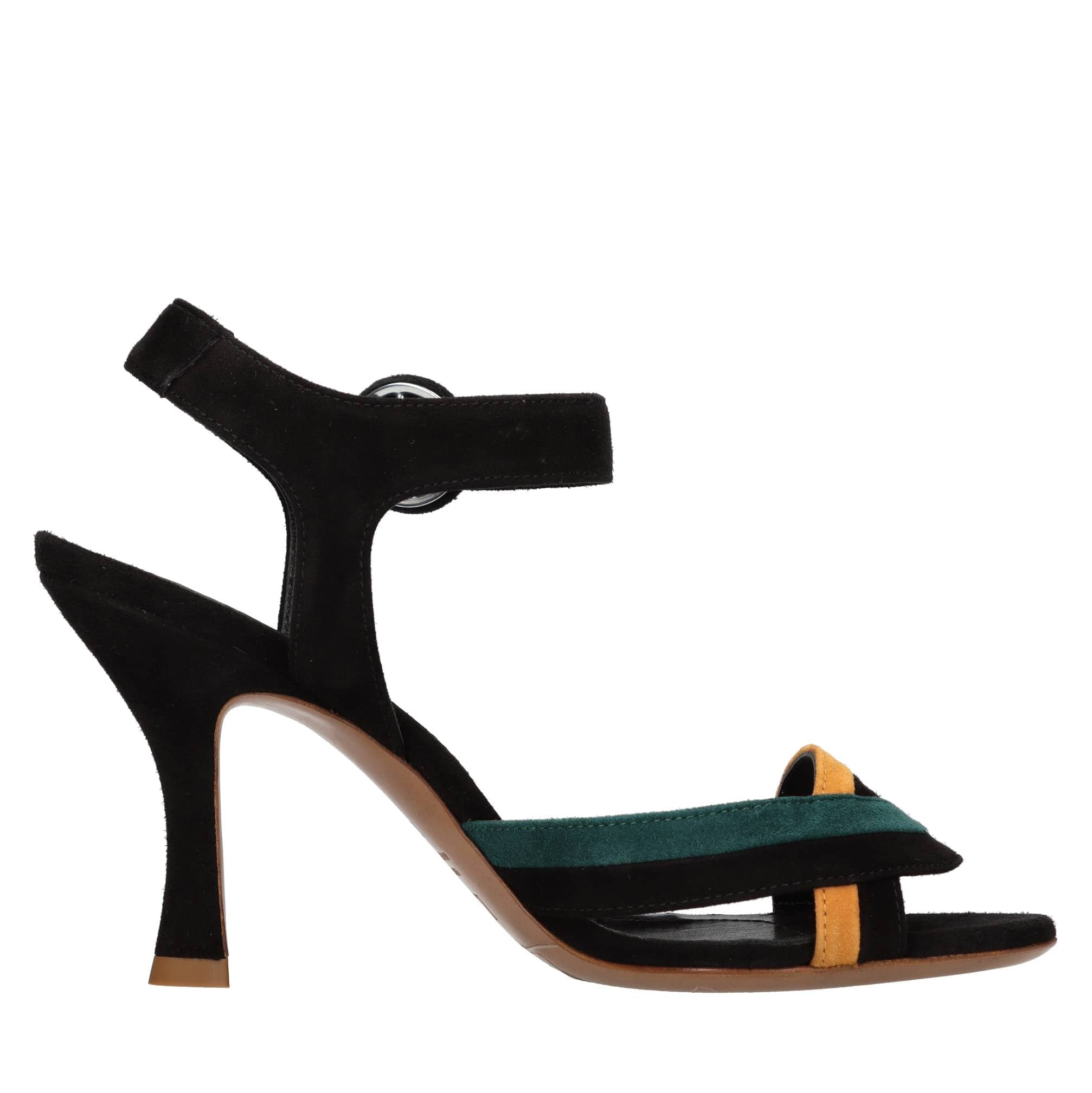 RELAC Sandali Nero da donna in Sandali moda Drestige - Casamassima, commercioVirtuoso.it