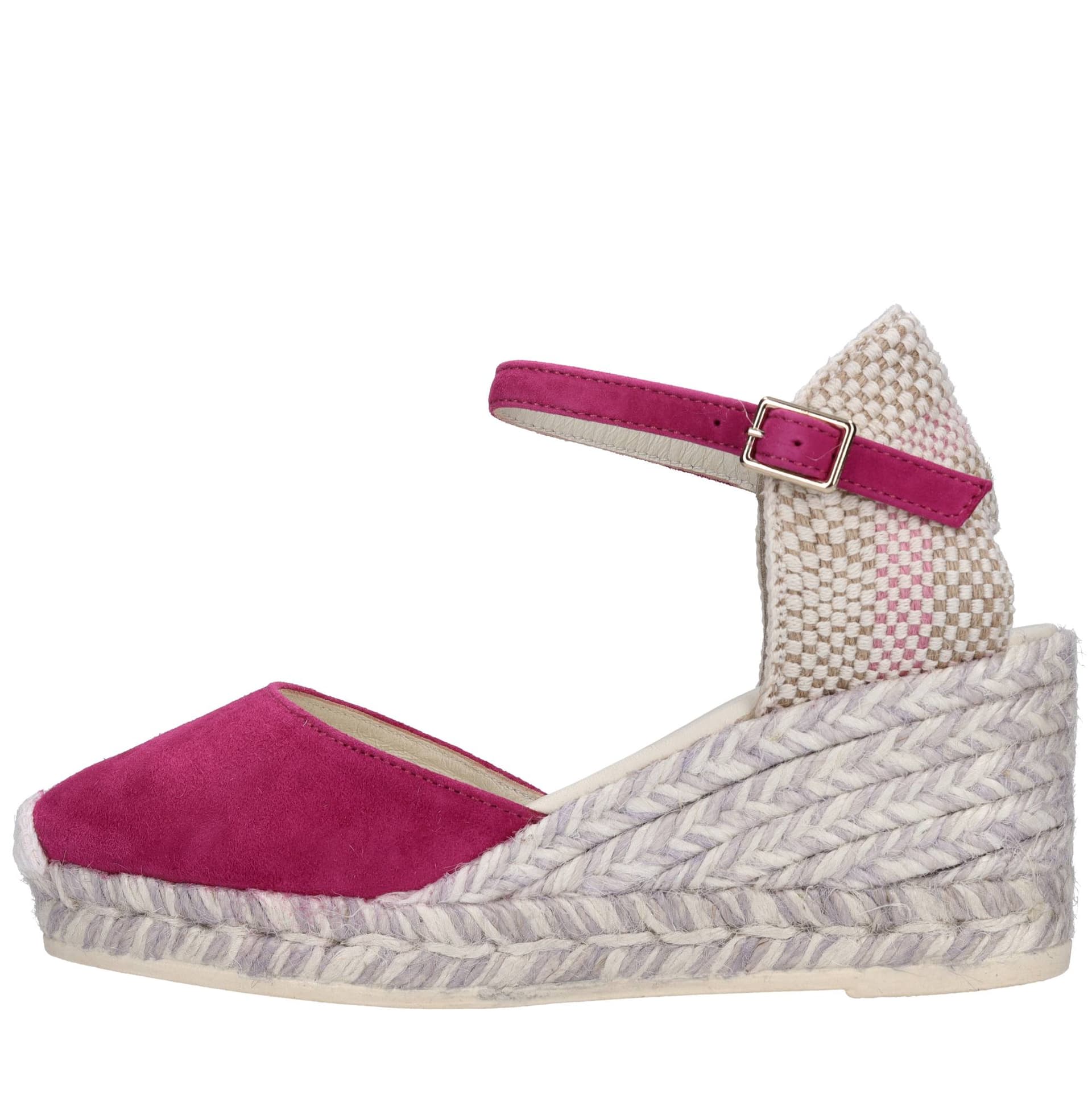 Espadrilles  Scarpe con Tacco Fucsia