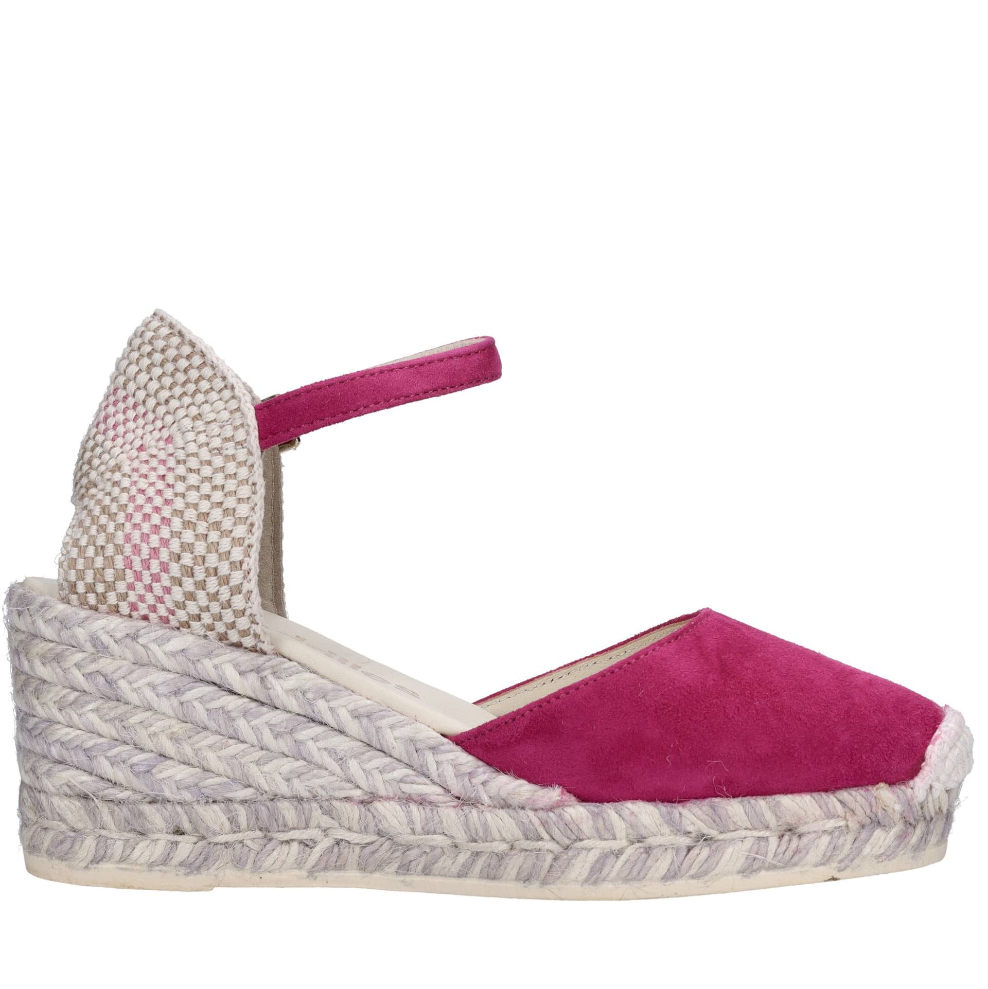 Espadrilles Scarpe con Tacco Fucsia da donna in Scarpe da ballo da donna Drestige - Casamassima, commercioVirtuoso.it