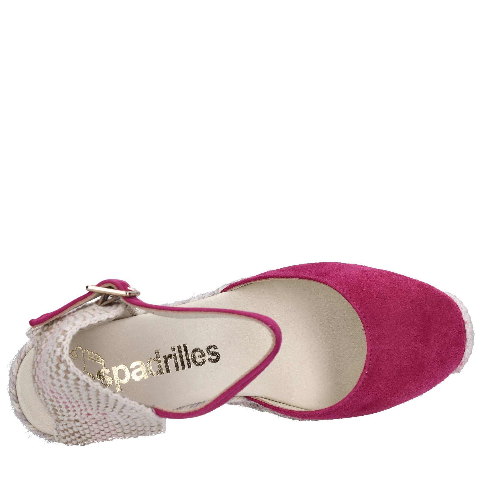 Espadrilles Scarpe con Tacco Fucsia da donna in Scarpe da ballo da donna Drestige - Casamassima, commercioVirtuoso.it