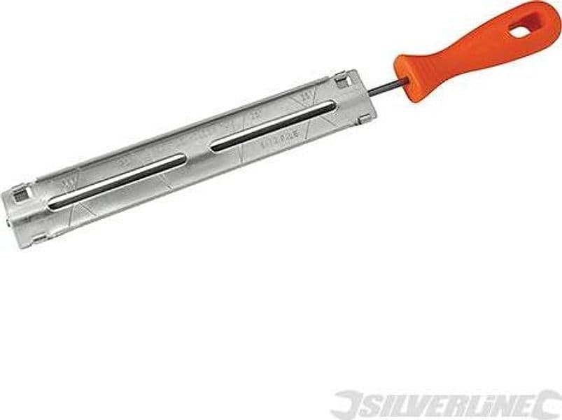 Lime per affilare le catene della motosega 4,0 mm e 4,8 mm Silverline - 3