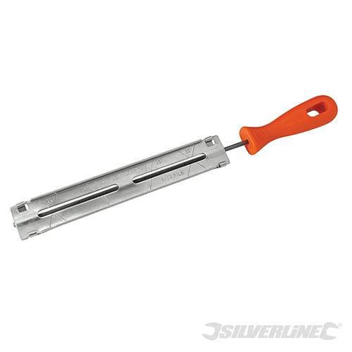 Lime per affilare le catene della motosega 4,0 mm e 4,8 mm Silverline - 4