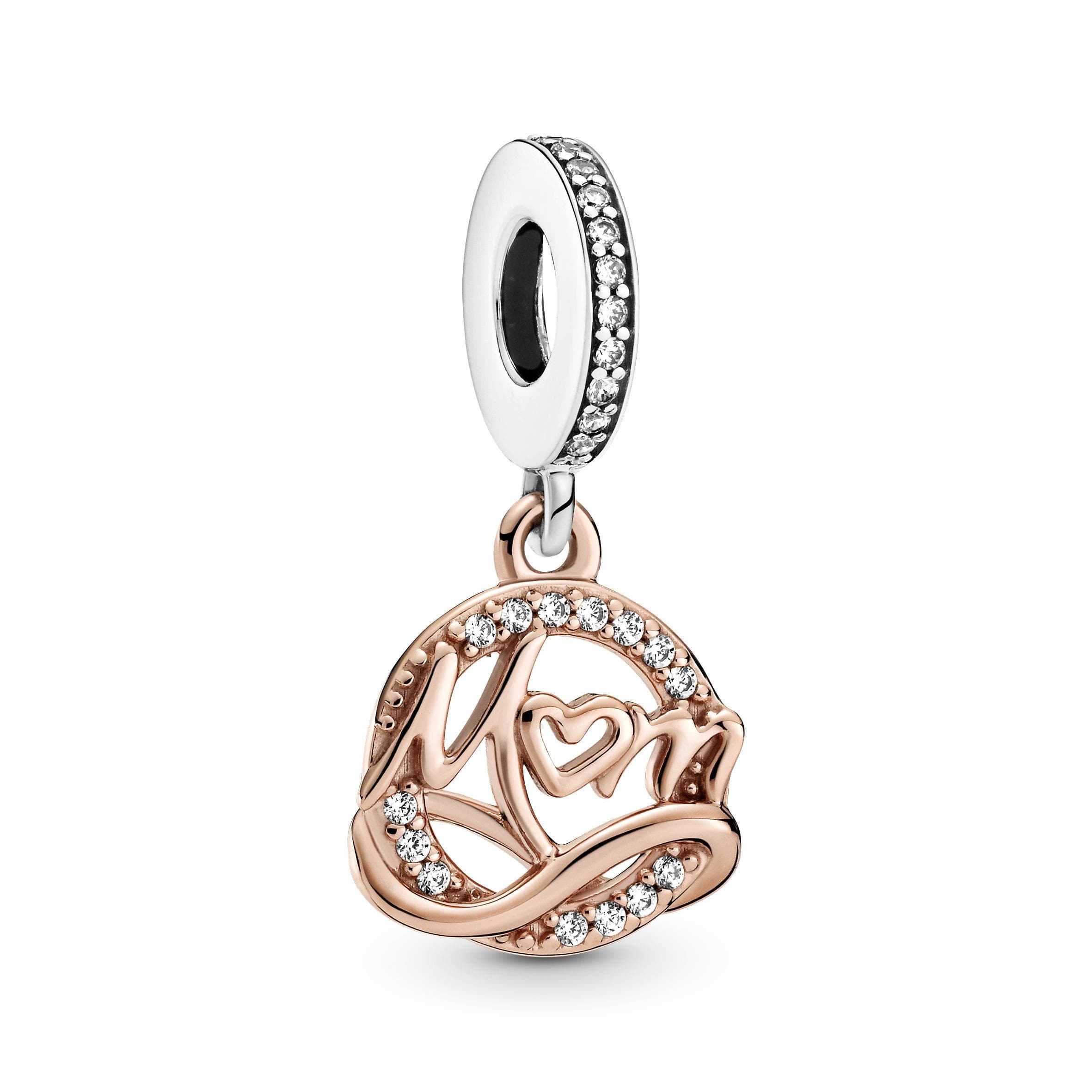 Pandora - Charm pendente Mamma bicolore in Bead Charm Alba Gioielli - Casoria, commercioVirtuoso.it