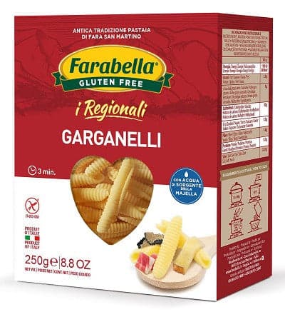 Farabella garganelli i regionali pasta senza glutine 250 g in Pasta corta Clubfarma - Melilli, commercioVirtuoso.it