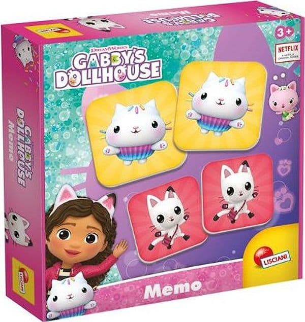 Memory Lisciani 105984 GABBY'S DOLLHOUSE 24 pz in Giochi di carte da accoppiare Scontolo.net - Potenza, commercioVirtuoso.it
