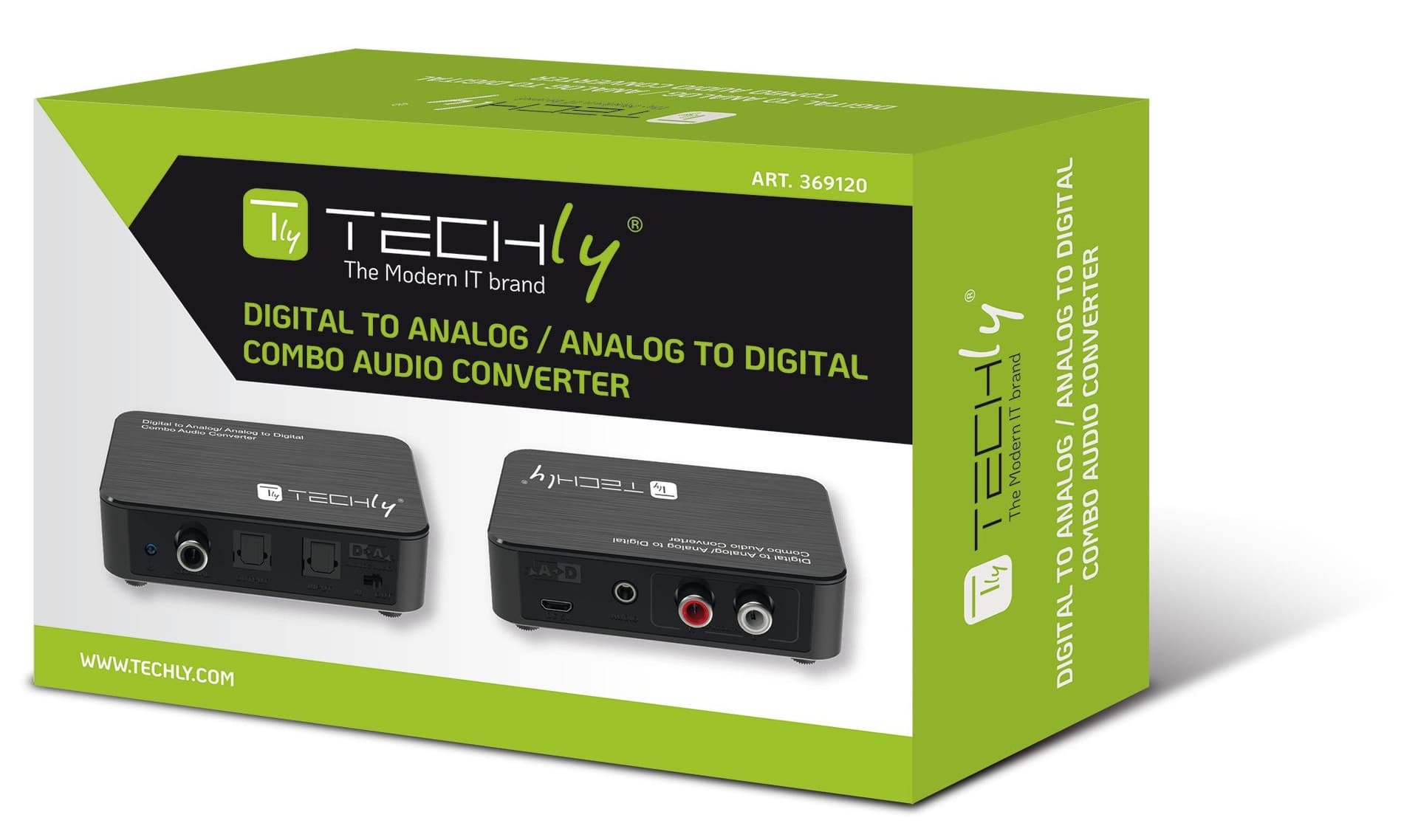 Convertitore Audio da Digitale ad Analogico / da Analogico a Digitale SPDIF Toslink Stereo 3,5'' in Convertitori D-A Scontolo.net - Potenza, commercioVirtuoso.it