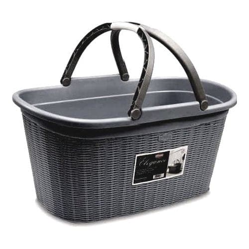 Cesta Stefanplast 30197 ELEGANCE Portabiancheria con Manici Grigio pie