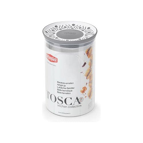 Barattolo Stefanplast 55454 TOSCA Ermetico Grigio