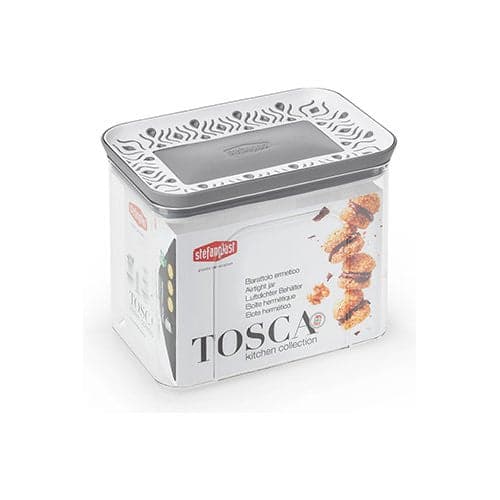 Barattolo Stefanplast 55604 TOSCA Ermetico Grigio