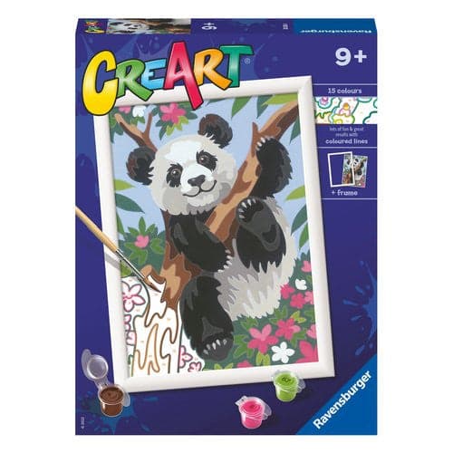 Gioco creativo Ravensburger 20261 CREART Panda in Dipingere con i numeri Scontolo.net - Potenza, commercioVirtuoso.it