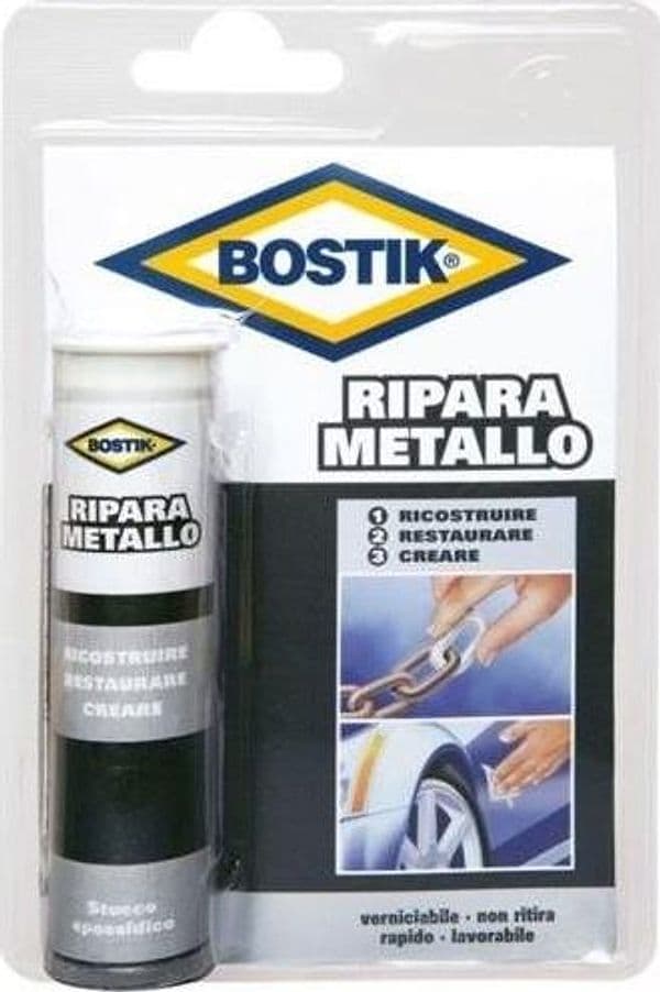Stucco Epossidico Bicomponente Ripara Metallo Bostik 56 Gr -PZ 2 - Fer 81726 in prodotto EuroStore07 - Alatri, commercioVirtuoso.it
