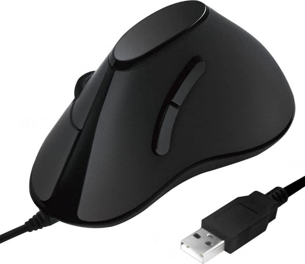 Mouse Verticale Ottico Ergonomico USB 1000dpi Nero in  Scontolo.net - Potenza, commercioVirtuoso.it