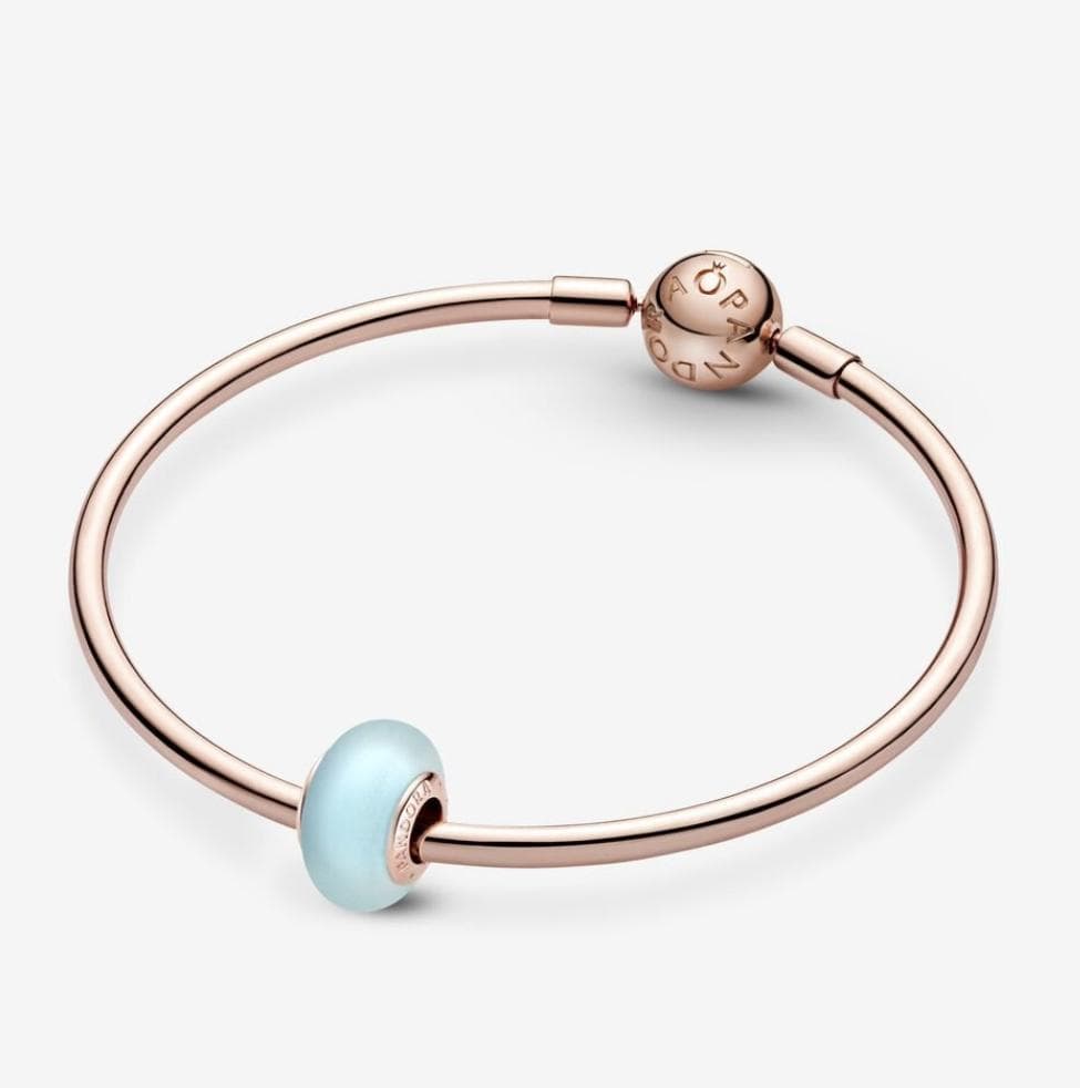 Pandora-Charm in vetro di Murano blu opaco in Bead Charm Alba Gioielli - Casoria, commercioVirtuoso.it