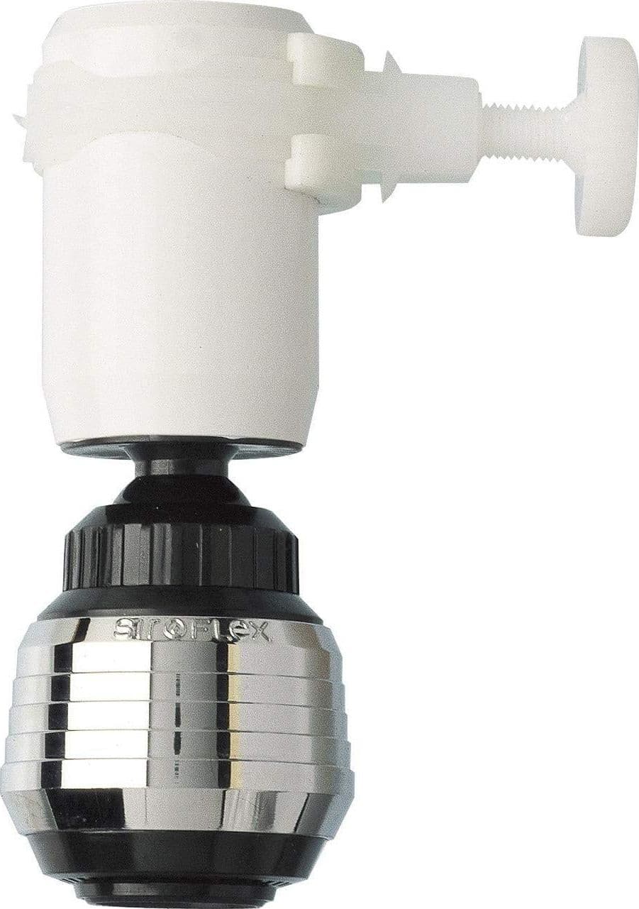 SIROFLEX ROMPIGETTO ATTACCO UNIVERSALE SNODATO CON DOCCETTA CM 9 FER 58537 in prodotto EuroStore07 - Alatri, commercioVirtuoso.it