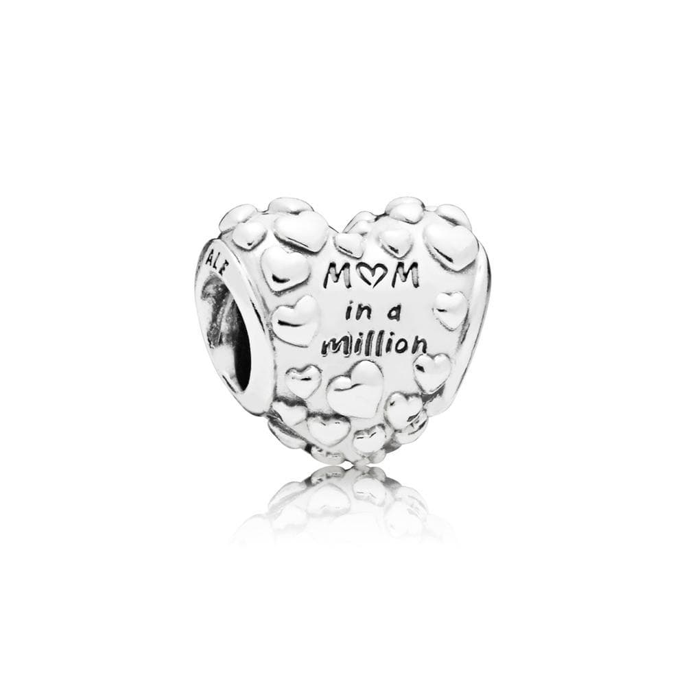 Pandora - Charm a cuore Una Mamma su un Milione in Bead Charm Alba Gioielli - Casoria, commercioVirtuoso.it