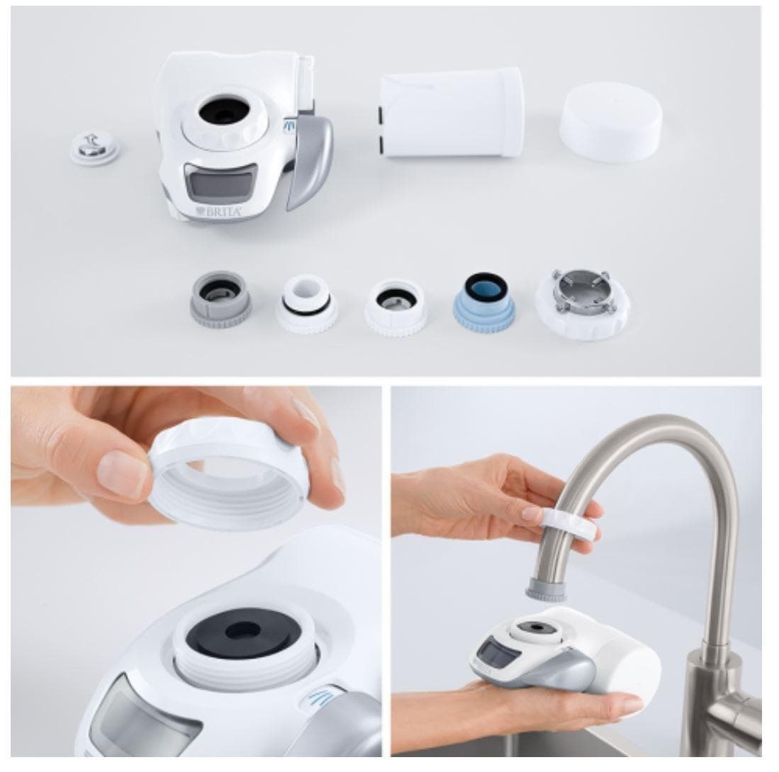 BRITA ON TAPE FILTRO PER RUBINETTO CON DISPLAY CONTA LITRI CDR 03177700 in prodotto EuroStore07 - Alatri, commercioVirtuoso.it