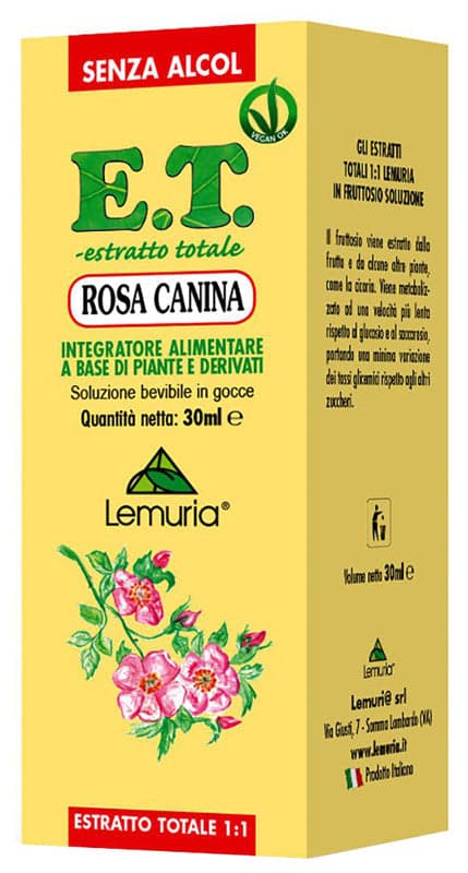 Rosa canina e.t. 30ml lemuria in Multivitamine e minerali Clubfarma - Melilli, commercioVirtuoso.it