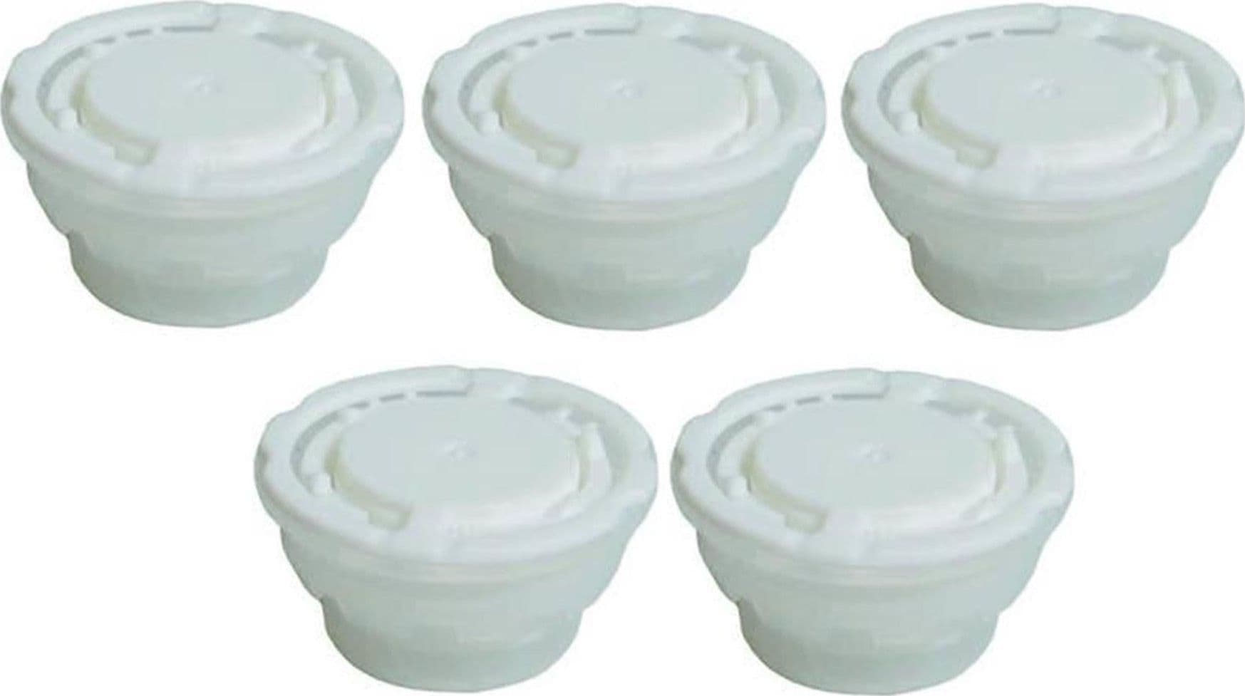 5 TAPPI 2022 PER LATTINE OLIO CON FORO DA MM.32 1 LT PER ALIMENTI FERR 220279