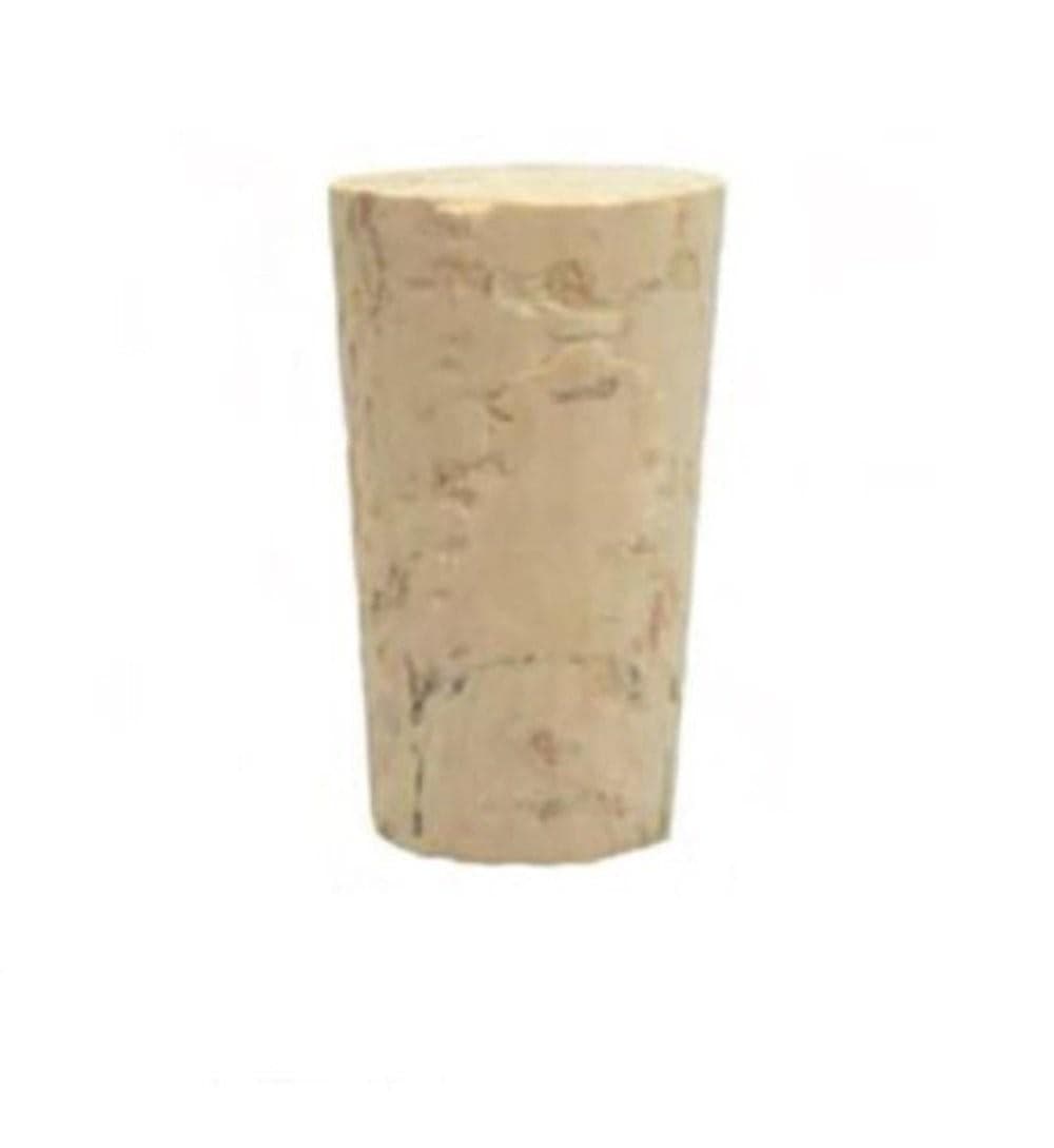 TAPPO TAPPI IN SUGHERO CONICO 100 PZ ø MM .18/23x40 h. FERR 114752 in prodotto EuroStore07 - Alatri, commercioVirtuoso.it