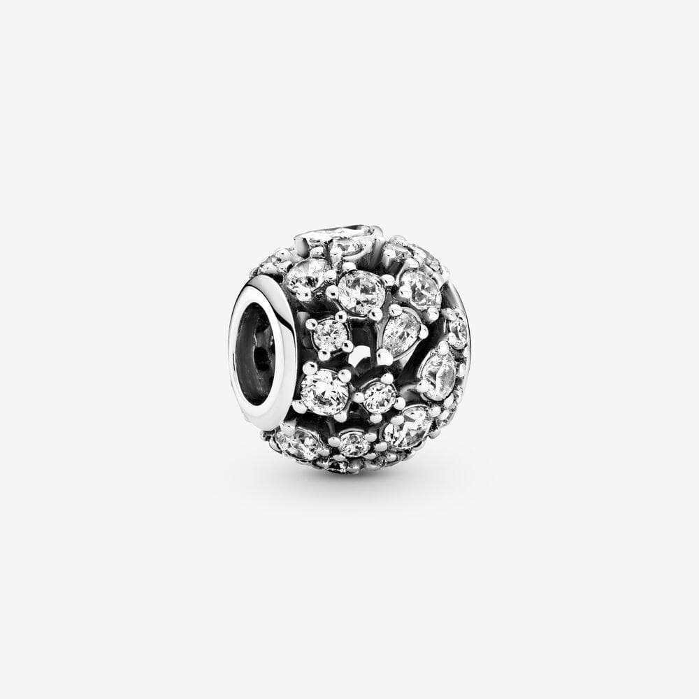 Pandora Charm openwork rotondo scintillante