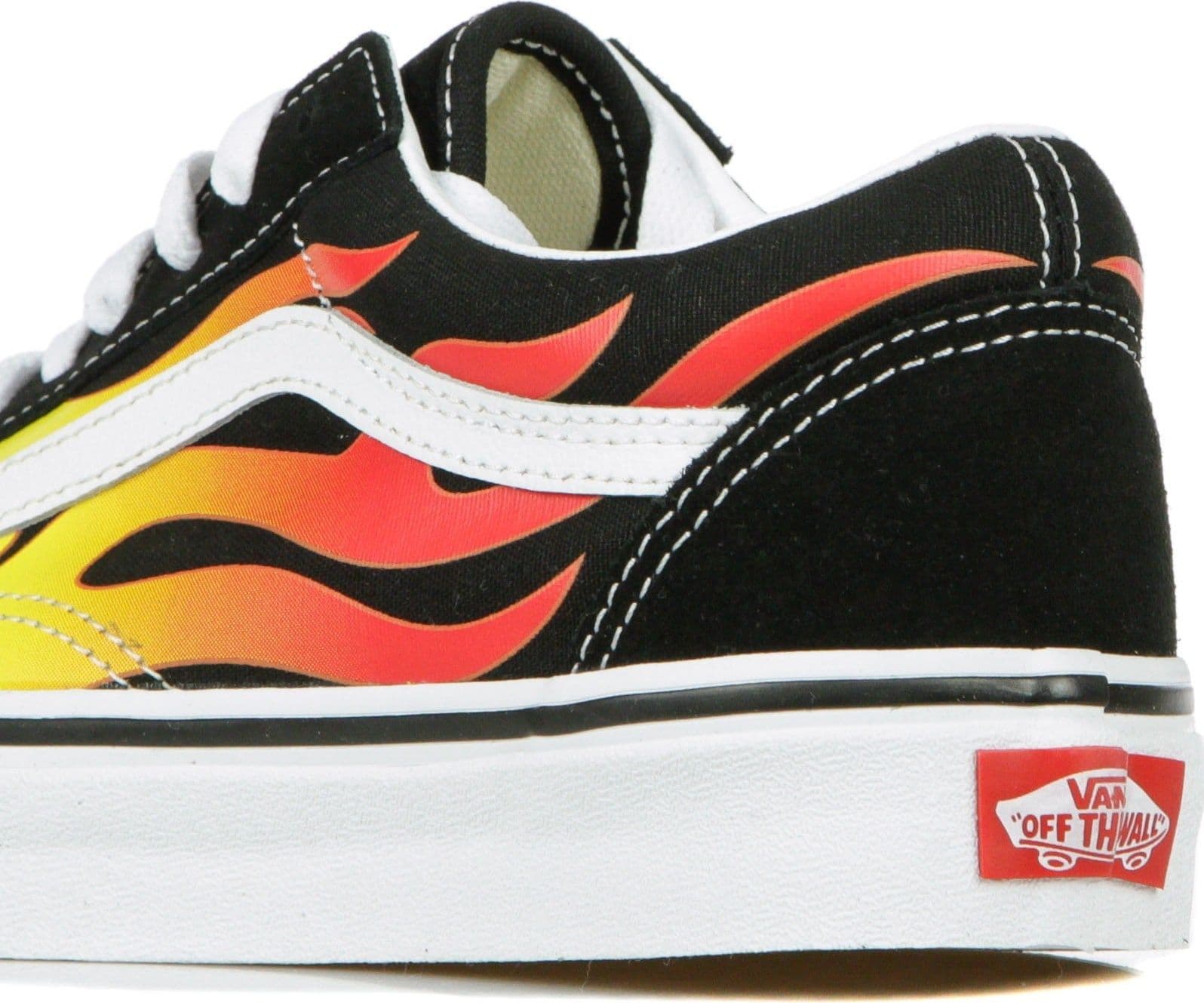 VANS Scarpa Bassa Uomo Old Skool (flame) Black/black/true White da uomo in Sneaker casual Drestige - Casamassima, commercioVirtuoso.it