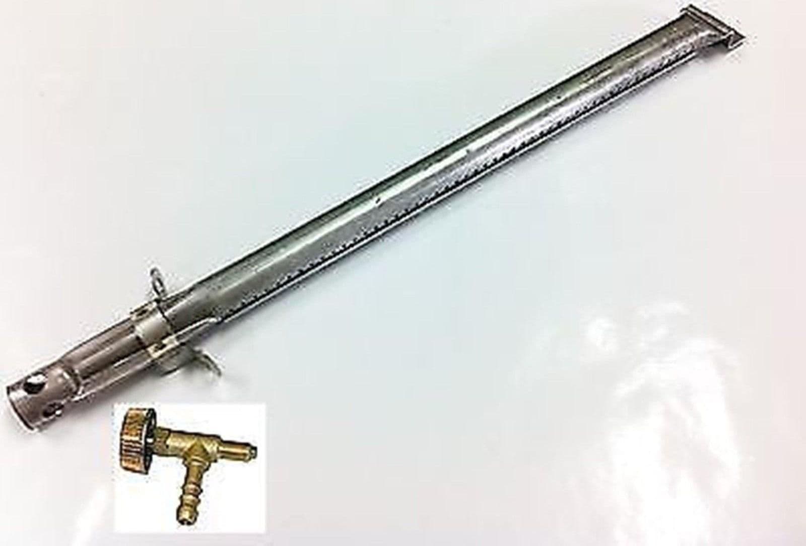 BRUCIATORE PER BARBECUE FAI DA TE CM 50 DRITTO GAS BOMBOLA PIETRA OLLARE A 6