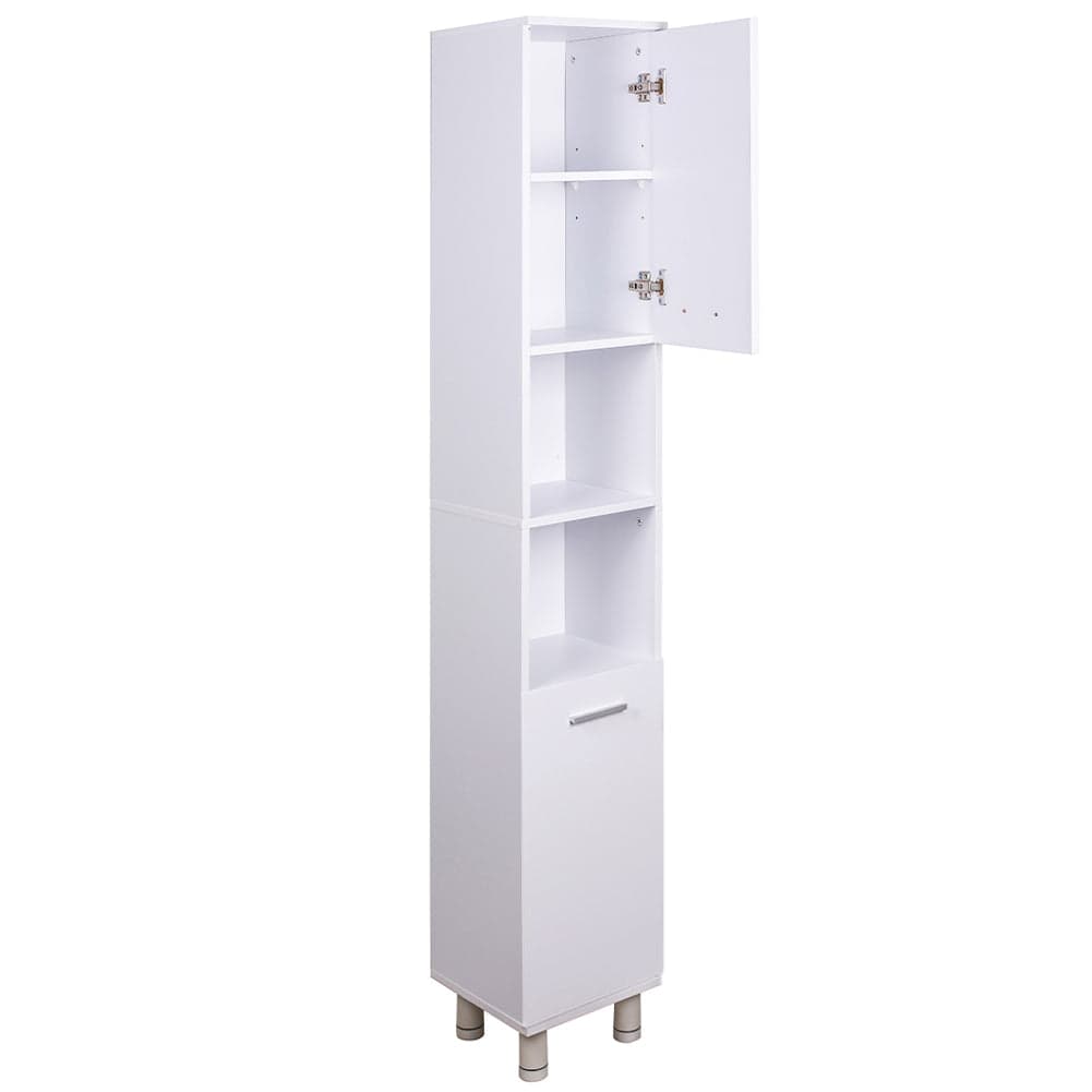 Mobile Colonna Armadietto Salvaspazio da Bagno 4 Ripiani Interni 2 Ante H179cm in Mobili a terra Danyx - Casoria, commercioVirtuoso.it