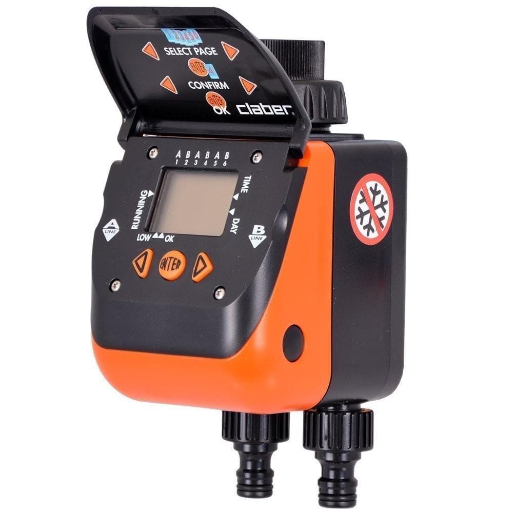 CLABER 8410 CENTRALINA PROGRAMMATORE 2 VIE AQUADUE DUPLO GIARDINO IRRIGAZIONE in prodotto EuroStore07 - Alatri, commercioVirtuoso.it