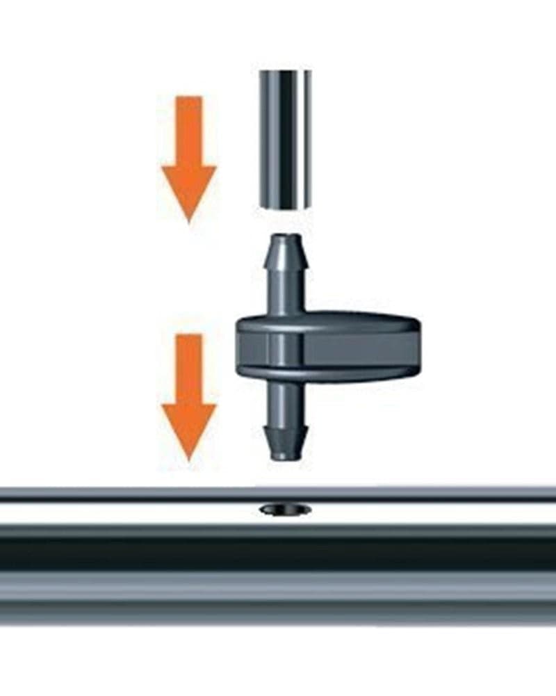 CLABER 91155 -pz.10-RACCORDO DUE VIE PER TUBO CAPILLARE 1/4' IRRIGAZIONE in prodotto EuroStore07 - Alatri, commercioVirtuoso.it