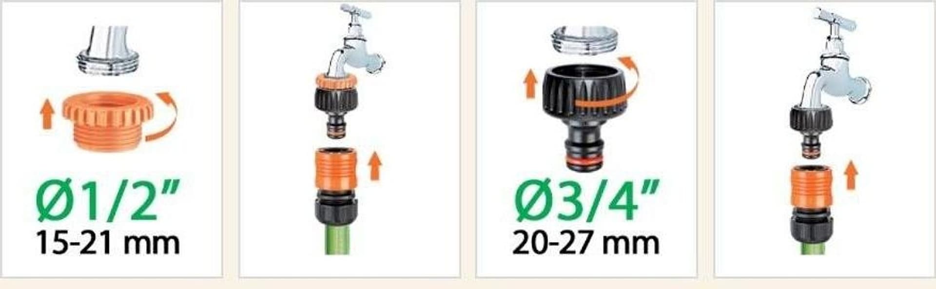 CLABER 48804 PRESA FILETTATA 1/2 - 3/4 CLABER PER RACCORDI AUTOMATICI in prodotto EuroStore07 - Alatri, commercioVirtuoso.it