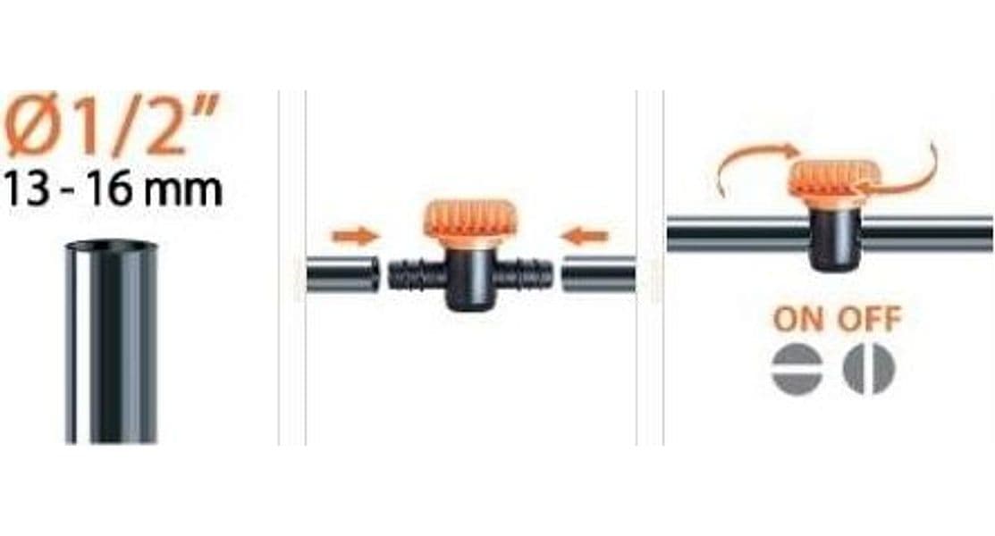 CLABER 91280 RUBINETTO PER TUBO COLLETTORE 1/2' GIARDINO IRRIGAZIONE in prodotto EuroStore07 - Alatri, commercioVirtuoso.it