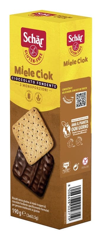 Schar miele ciok biscotti 190g in Biscotti per la colazione Clubfarma - Melilli, commercioVirtuoso.it