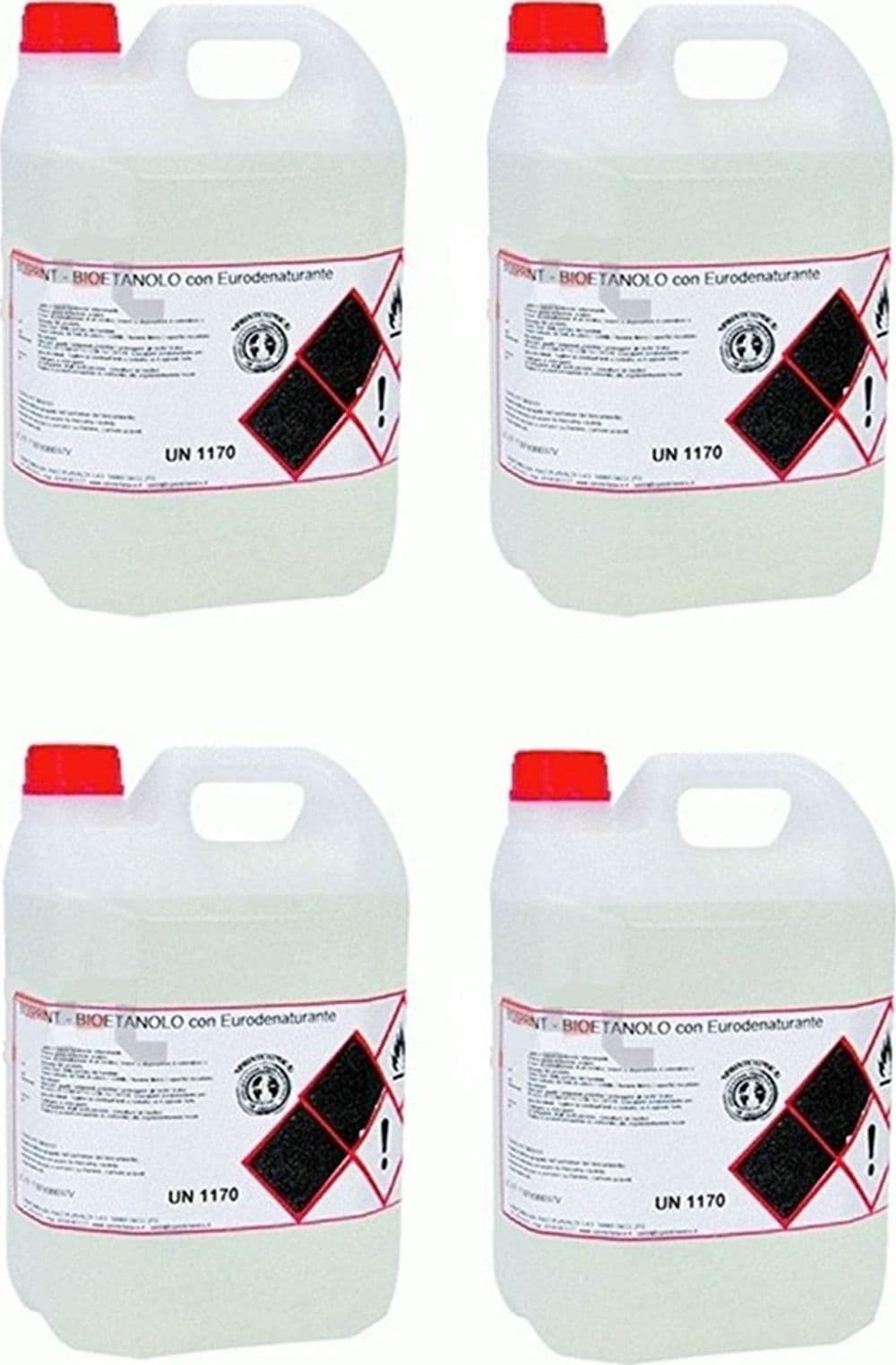 20 lt Bioetanolo combustibile liquido ecologico naturale inodore df 7050334