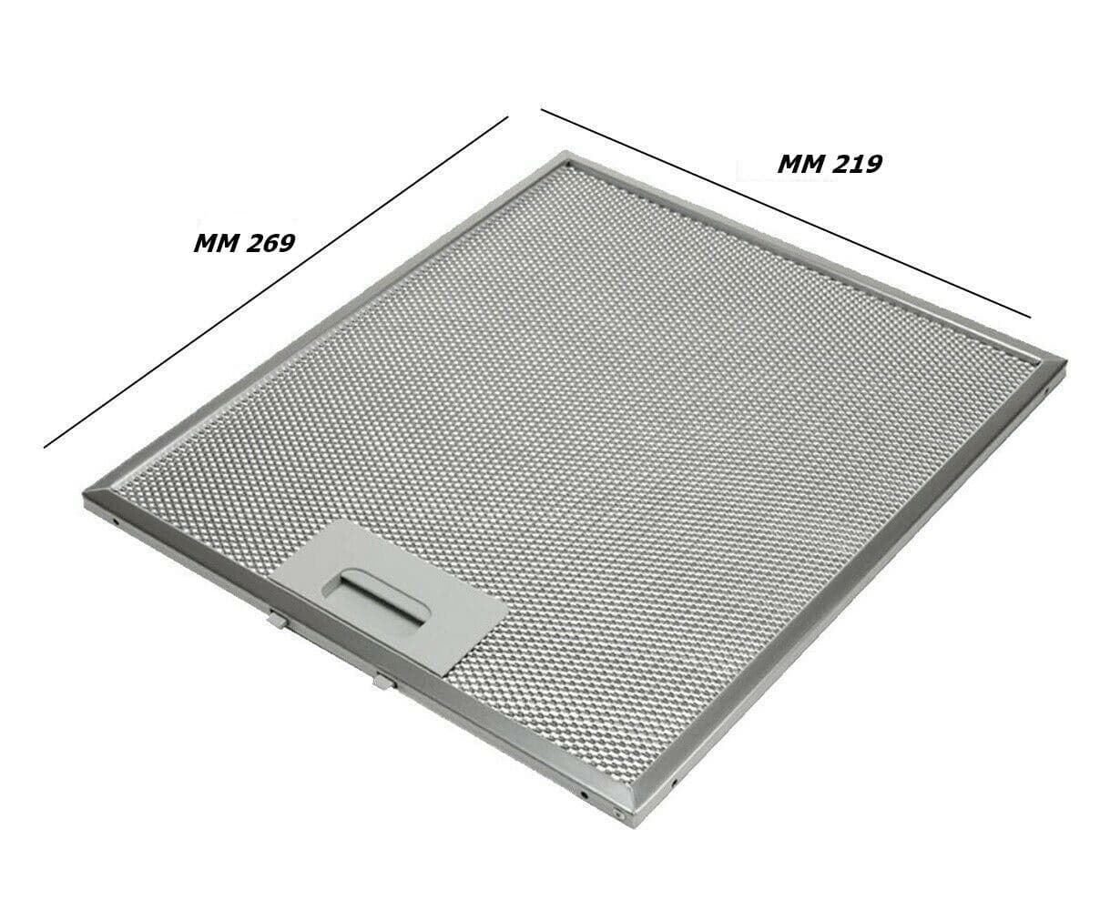3 FILTRI ELICA / WHIRLPOOL 481248048083 CAPPA METALLICO 269x219x9 mm F 241 in prodotto EuroStore07 - Alatri, commercioVirtuoso.it