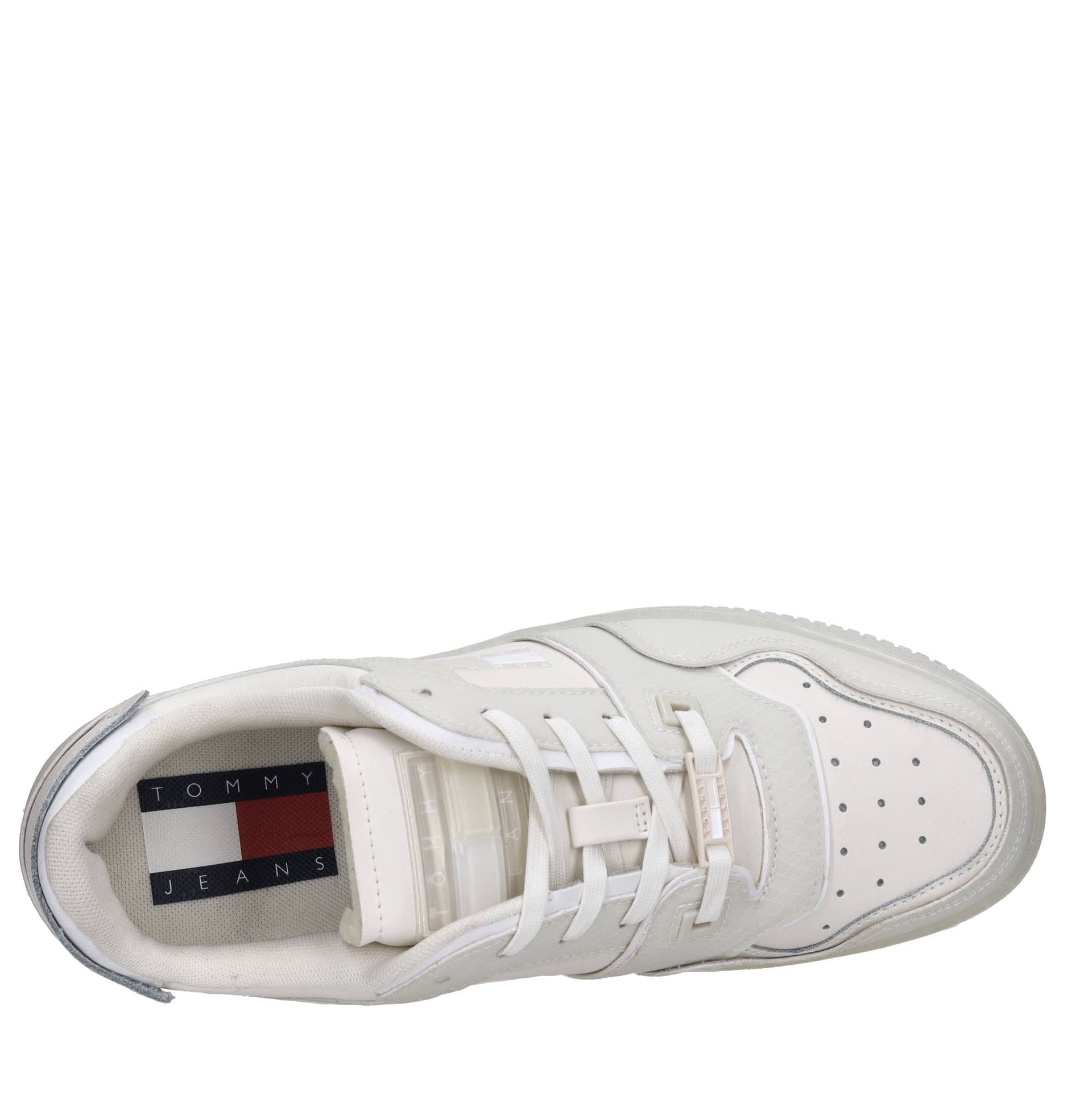 TOMMY JEANS Sneakers Bianco da uomo in Sneaker casual Drestige - Casamassima, commercioVirtuoso.it