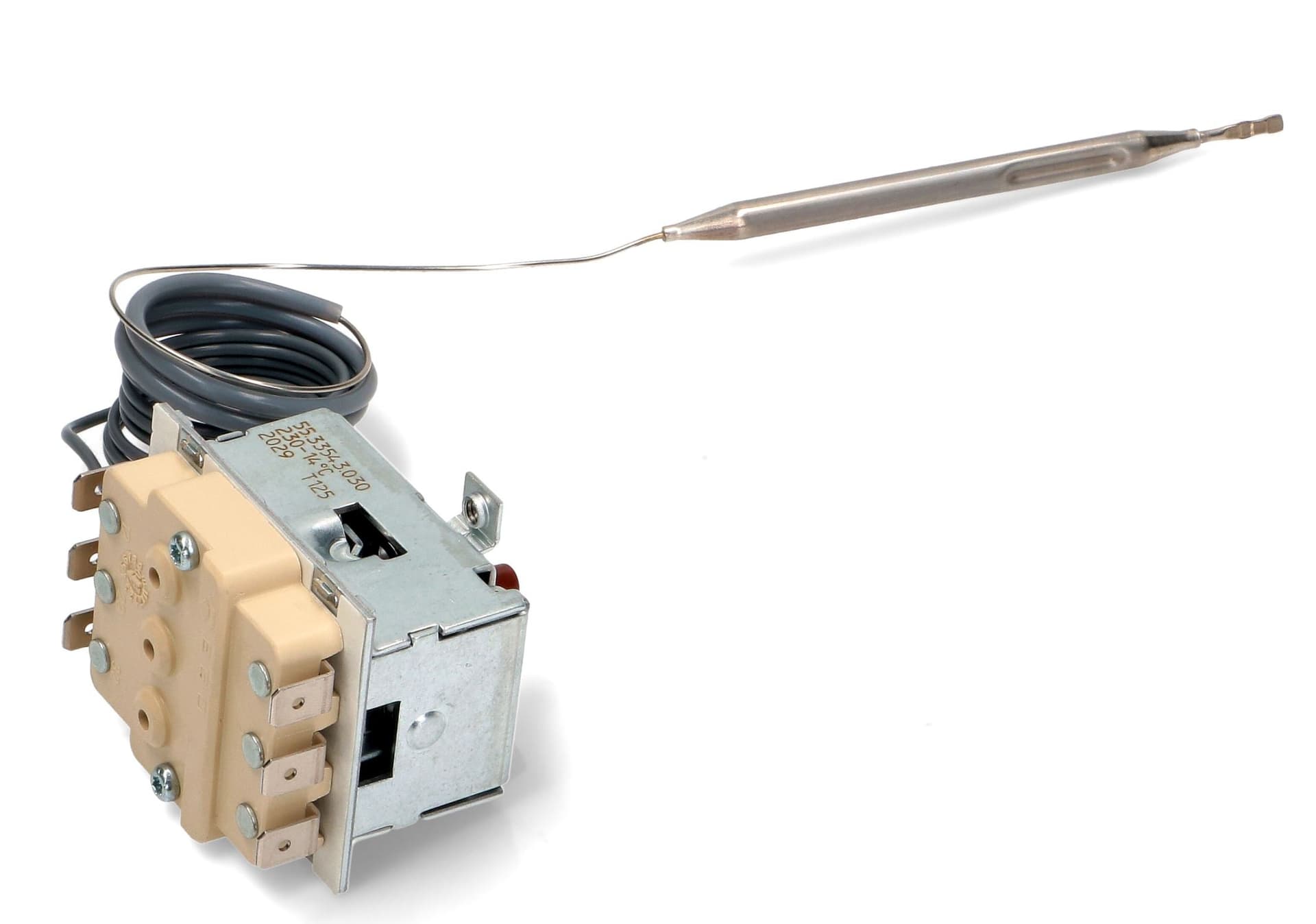 TERMOSTATO FRIGGITRICE 14°-230°C EGO 55.33543.030 CON PULSANTE 6 CONTATTI