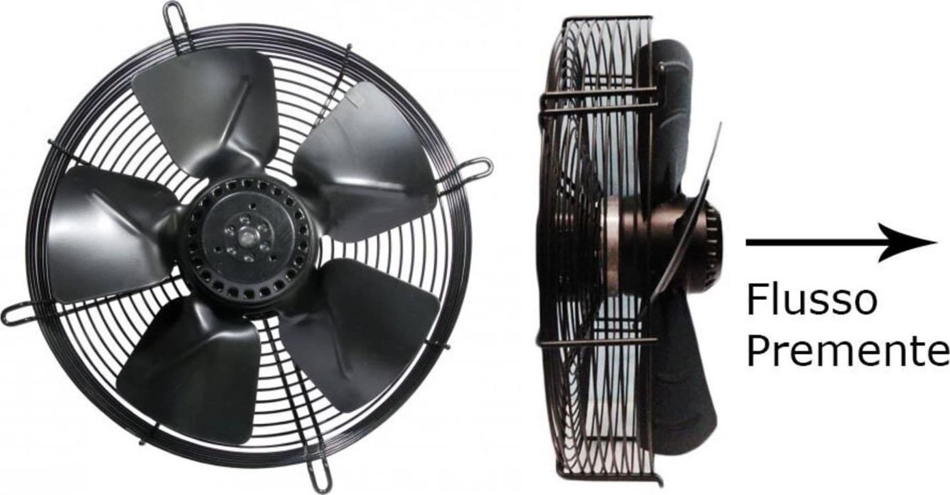 VENTILATORE ASSIALE CELLA FRIGORIFERA premente VENTOLA FRIGORIFERO Ø 350MM