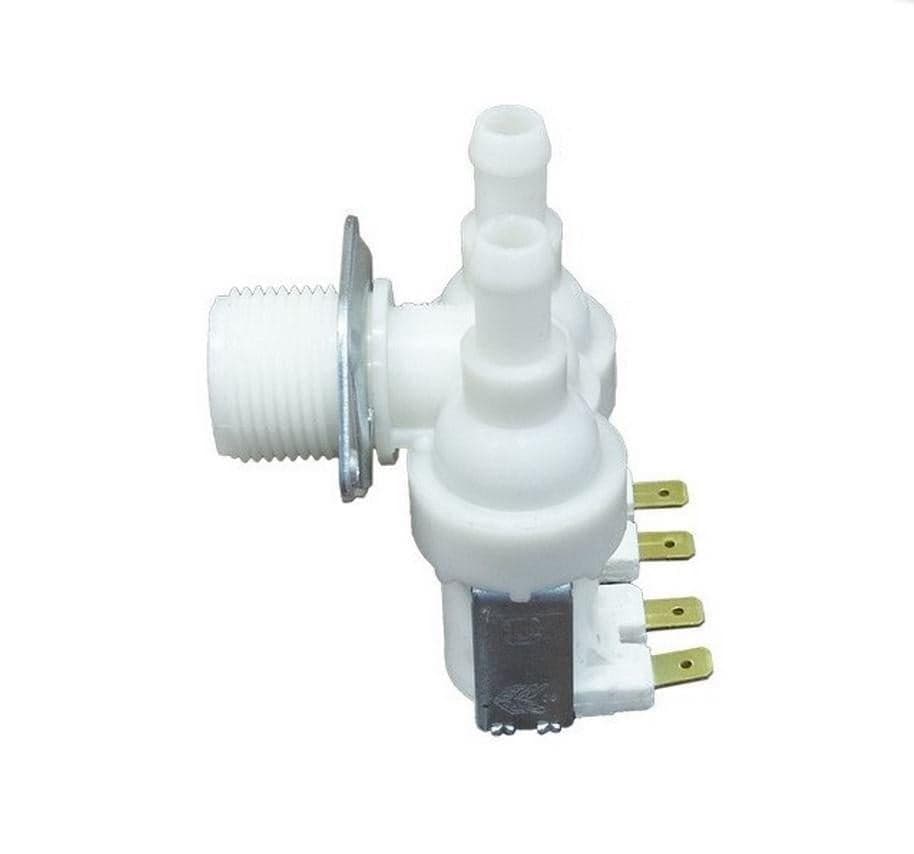 ELETTROVALVOLA 90 °UNIVERSALE LAVATRICE 2 VIE ANGOLO 220 VOLT - EL 6 in prodotto EuroStore07 - Alatri, commercioVirtuoso.it