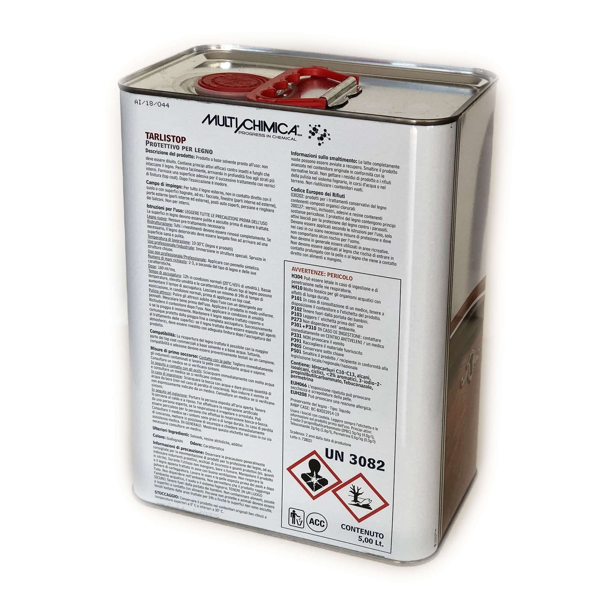 Lignum Tarlistop 5lt antitarlo protettivo trasparente per legno in Vernice Aloiserw.com - Altomonte, commercioVirtuoso.it