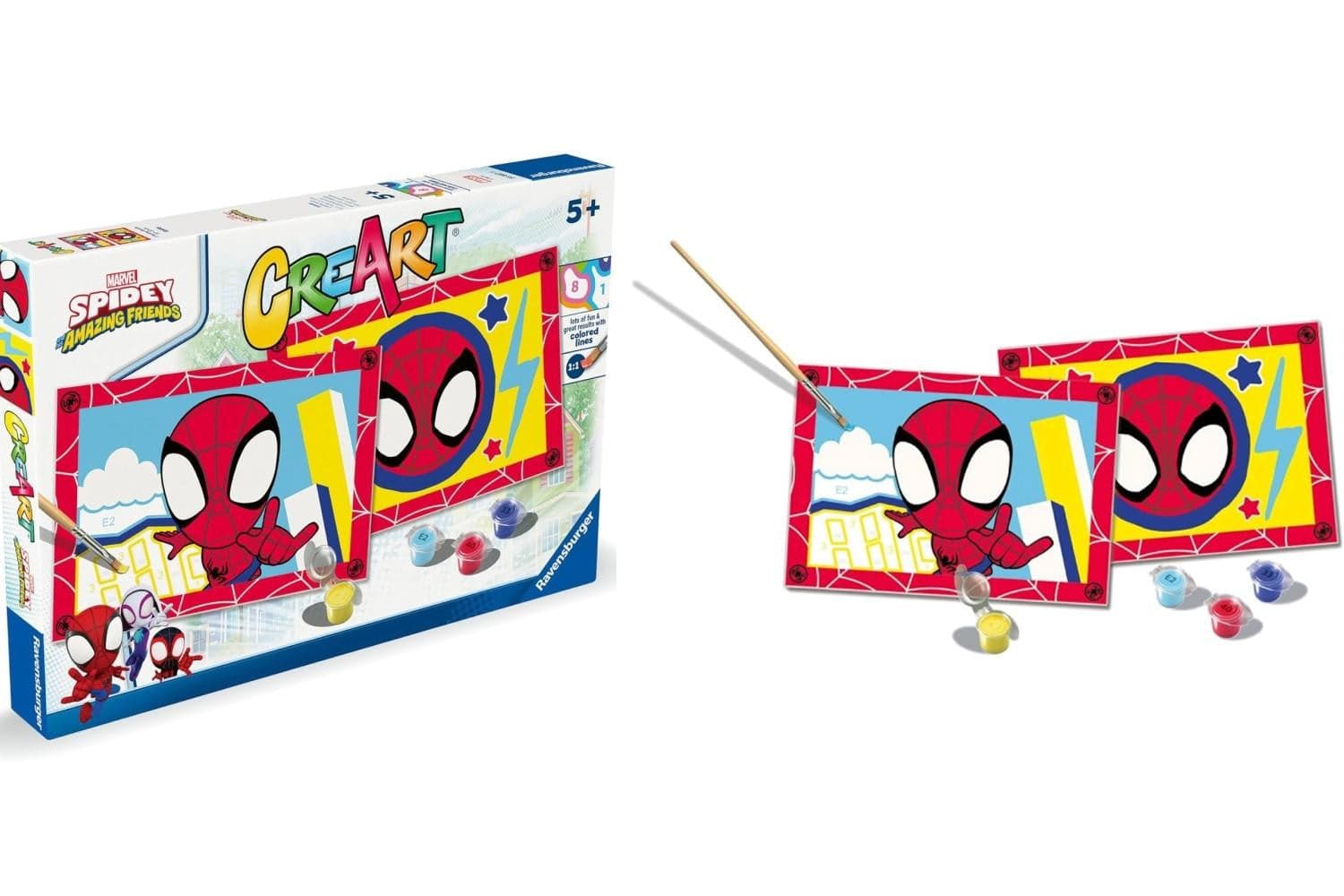 CreArt Junior 2x Spidey in Kit di pittura Scontolo.net - Potenza, commercioVirtuoso.it